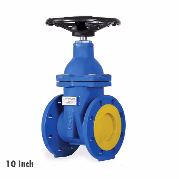 شیر فلکه وگ امید گلستان کشویی زبانه پلاستیکی PN16 10 inch