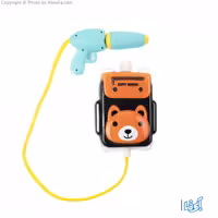 تفنگ آبپاش کوله‌پشتی کودک طرح حیوانات مدل8005