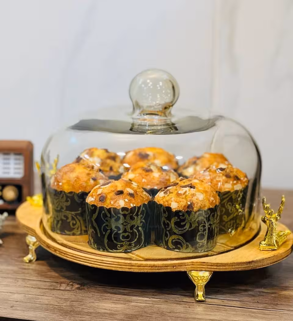 کاپ کیک قطر 26 چوبی دسته دار گوزنی