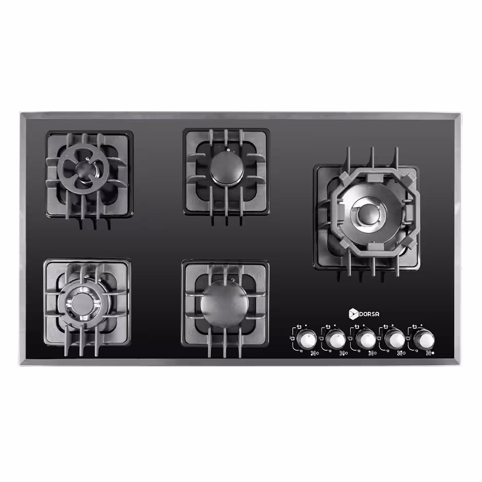 اجاق گاز شیشه ای درسا مدل DG2114-5R