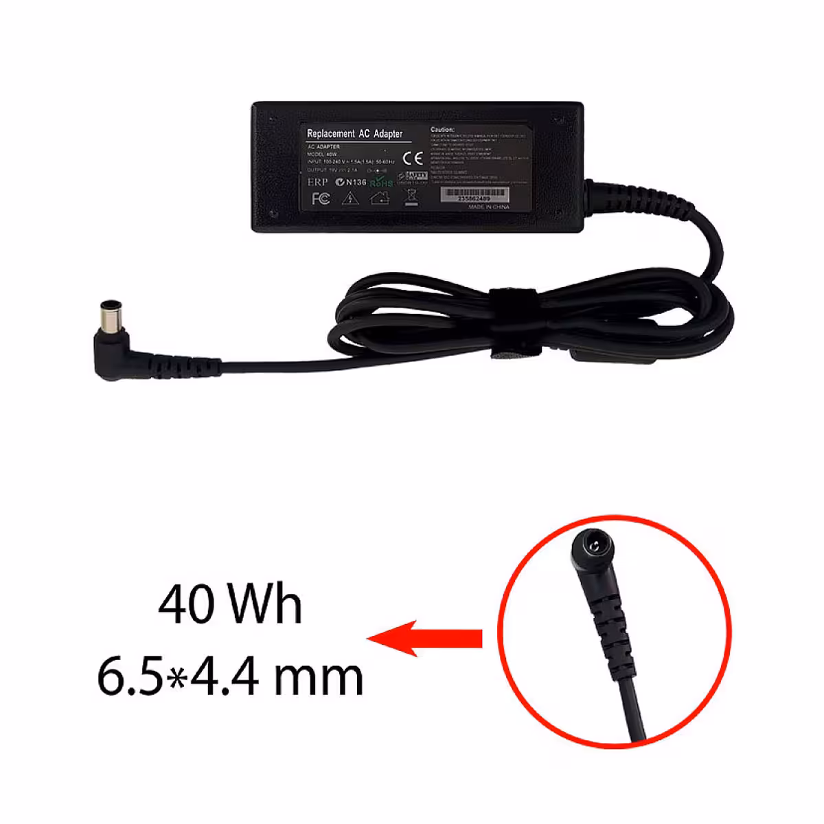 آداپتور ال سی دی ال جی 19V 2.1A