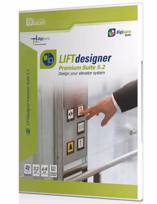 نرم افزار Lift Designer 5.‎2 Premium suite جی بی