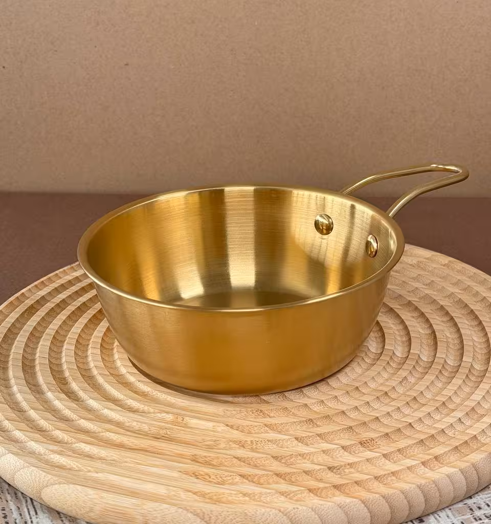 شیر جوش استیل طلایی