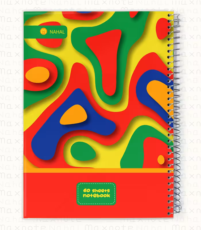 دفتر 60 برگ سیمی طلقی کد 3612.طرح 11