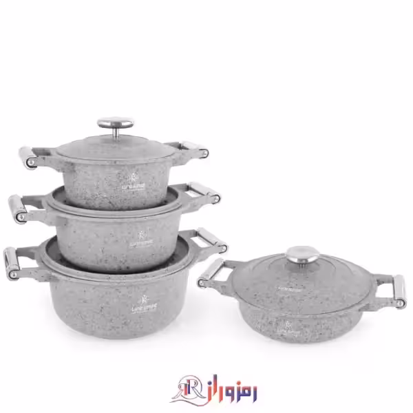 سرویس قابلمه 8 پارچه گرانیت لایف اسمایل P20SS