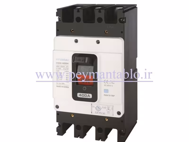 کلید اتوماتیک کامپکت 400 آمپر،سه پل، (380/415V AC) هیوندایی
