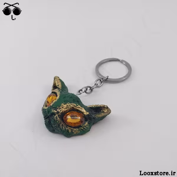 جاکلیدی طرح گربه چشم نگینی