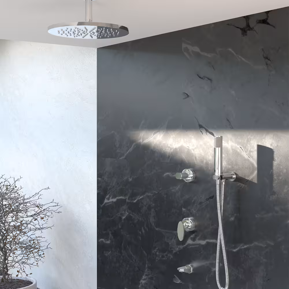 شیر حمام توکار لاکچری کلار مدل رویا تیپ 3 کروم