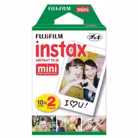 کاغذ دوربین چاپ فوری بسته 20 عددی Fujifilm instax mini Instant Film
