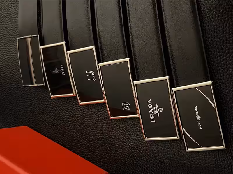 کمربند دوطرفه با چرم مصنوعی (6 عددی)