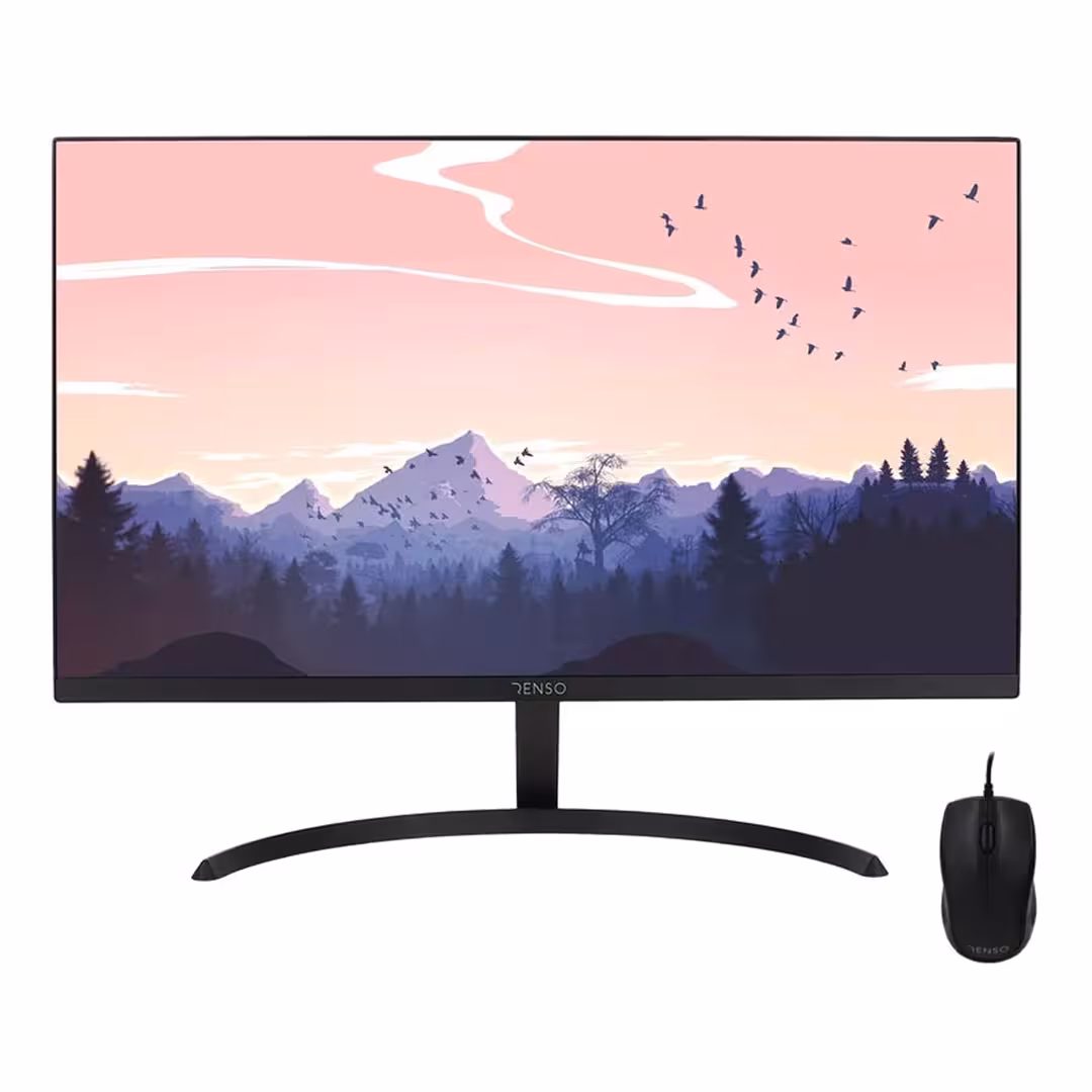 خرید و قیمت مانیتور رنسو RM-27PRIME نمایشگر 27 اینچی 100 هرتز IPS و Full HD به همراه ماوس