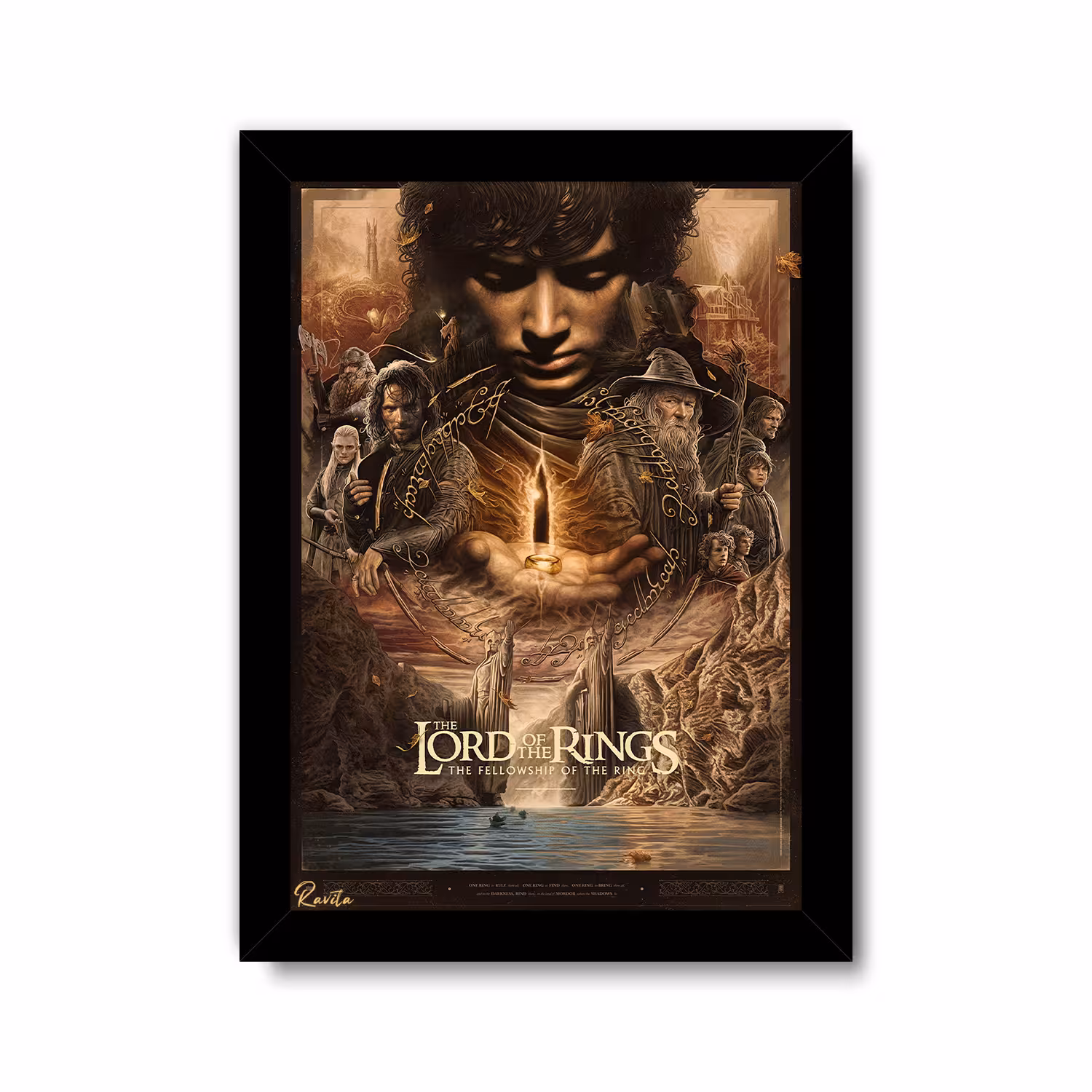 تابلو تکی ارباب حلقه ها کد T 425