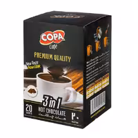 هات چاکلت کوپا مدل 3 در 1 بسته 20 عددی