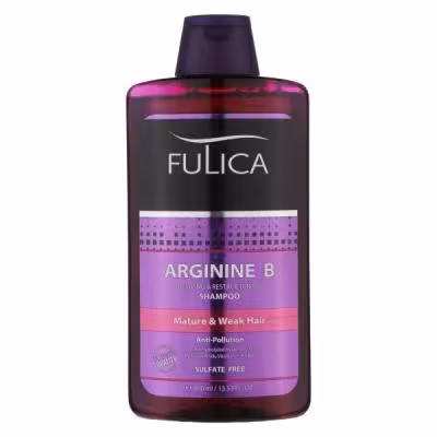 شامپو تقویتکننده مو فولیکا مدل Arginine B مناسب موهای آسیب دیده وزن 400 گرم
