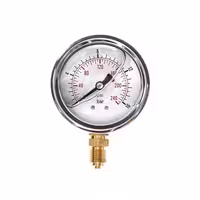 گیج فشار صفحه 10 سانت روغنی 16 بار