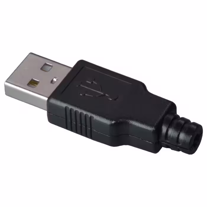 کانکتور نری USB A کاور دار