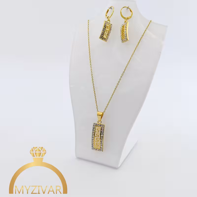 نیمست طرح طلا جنس استیل مدل ورساچه | 5872