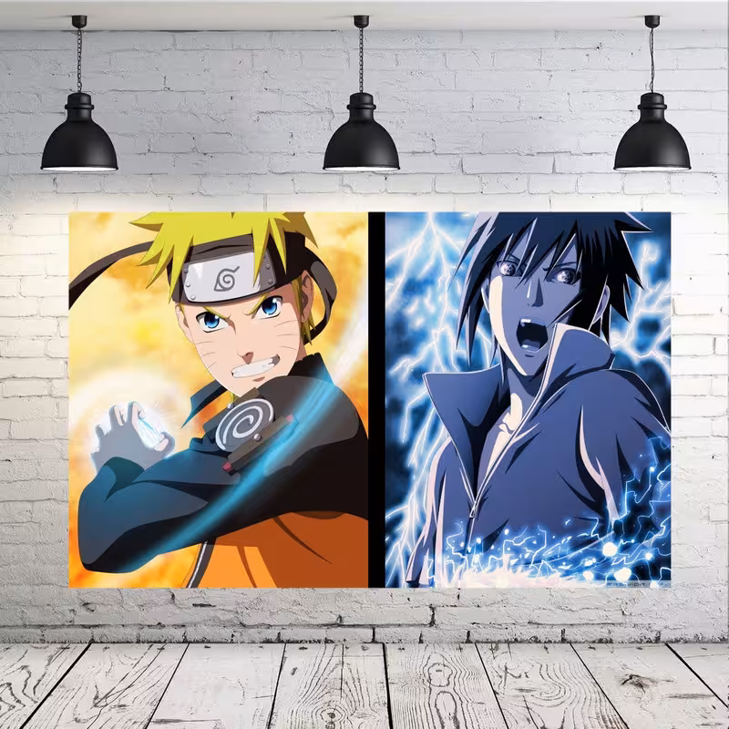 تابلو شاسی طرح انیمه ناروتو مدل DDT413 | دنیای قاب