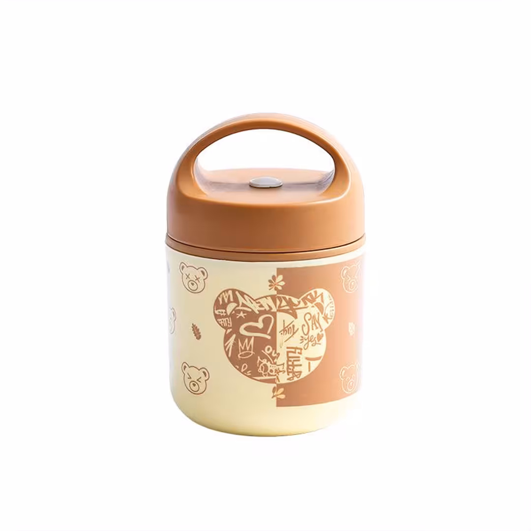 فلاسک غذا کودک 460 میل طرح خرس چاپی