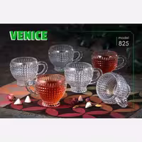 فنجان چای خوری مدل ونیز کد 825، بسته 6 عددی