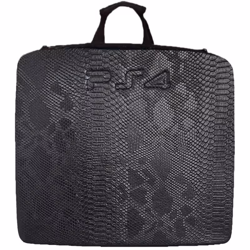 کیف حمل چرمی PS4 کروکودیلی رنگ بندی