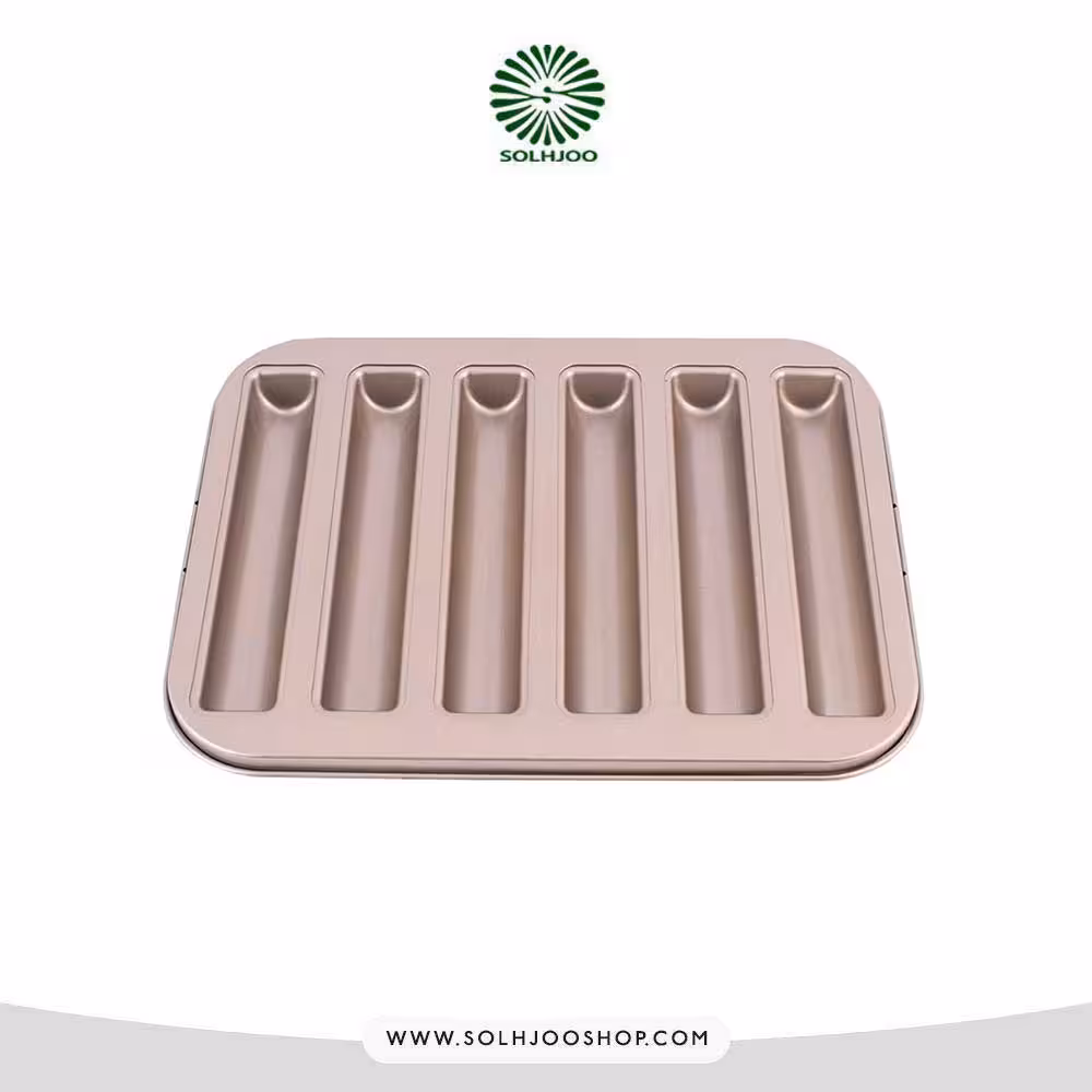 قالب تفلون طلایی کیت کت  6 عددی