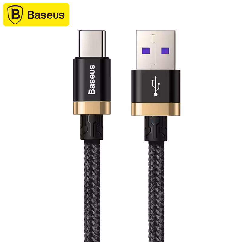 کابل شارژ تایپ سی بیسوس سوپر شارژ Baseus Purple HW Flash Charge CATZH-AV1