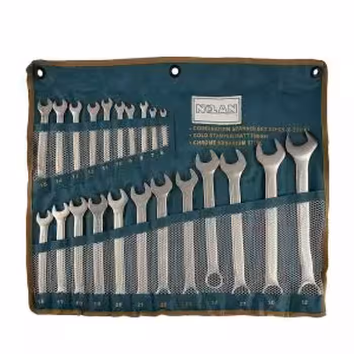 آچار یکسر تخت یکسر رینگ 22 عددی نولان مدل 301222