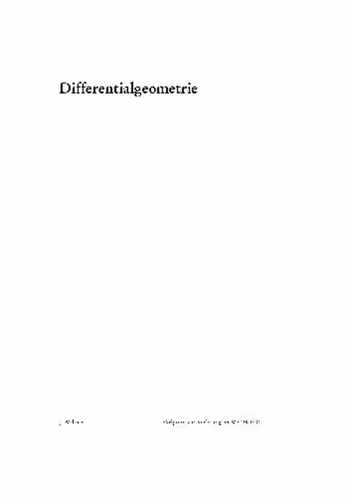 خرید و دانلود نسخه کامل کتاب Differentialgeometrie 007