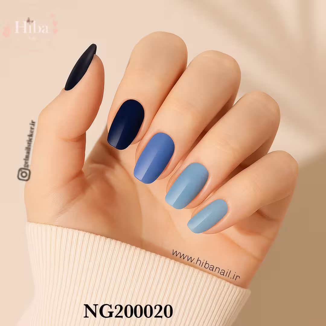 استیکر ژله ای کاشت ناخن (نیل رپ)_کد NG200020