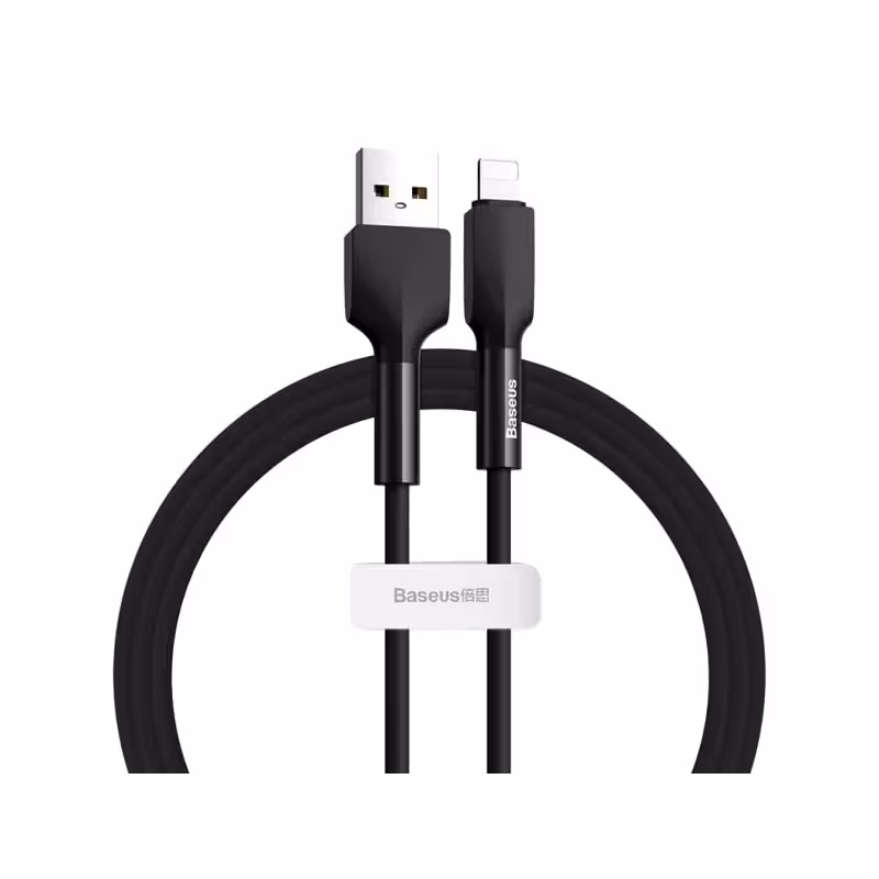 خرید کابل تبدیل USB به لایتنینگ مدل Silica Gel Cable- ایسل