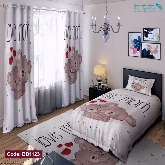روتختی طرح Love mom یکنفره کد BD1123