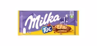 شکلات تخته ای میلکا با بیسکوئیت tuc حجم 87 گرم