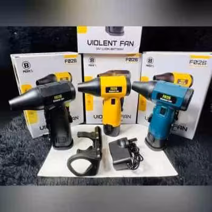 جت فن شارژی توربو 8 حالته ویولنت VIOLENT FAN F026