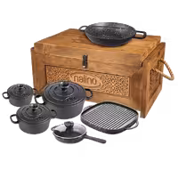 سرویس 10 پارچه Bona   جعبه چوبی نالینو