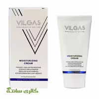 کرم مرطوب کننده و آبرسان پوست خشک ویلگاس VILGAS حجم 50 میل