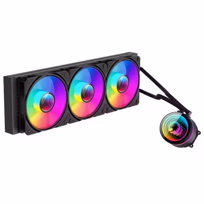 سیستم خنک کننده آبی پردازنده گیم مکس مدل Iceburg 360 Infinity BL