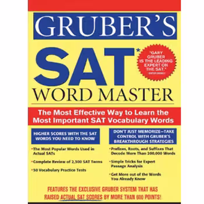 کتاب Gruber's SAT Word Master _ The Most Effective Way to Learn the Most Important SAT Vocabulary Words (2009)