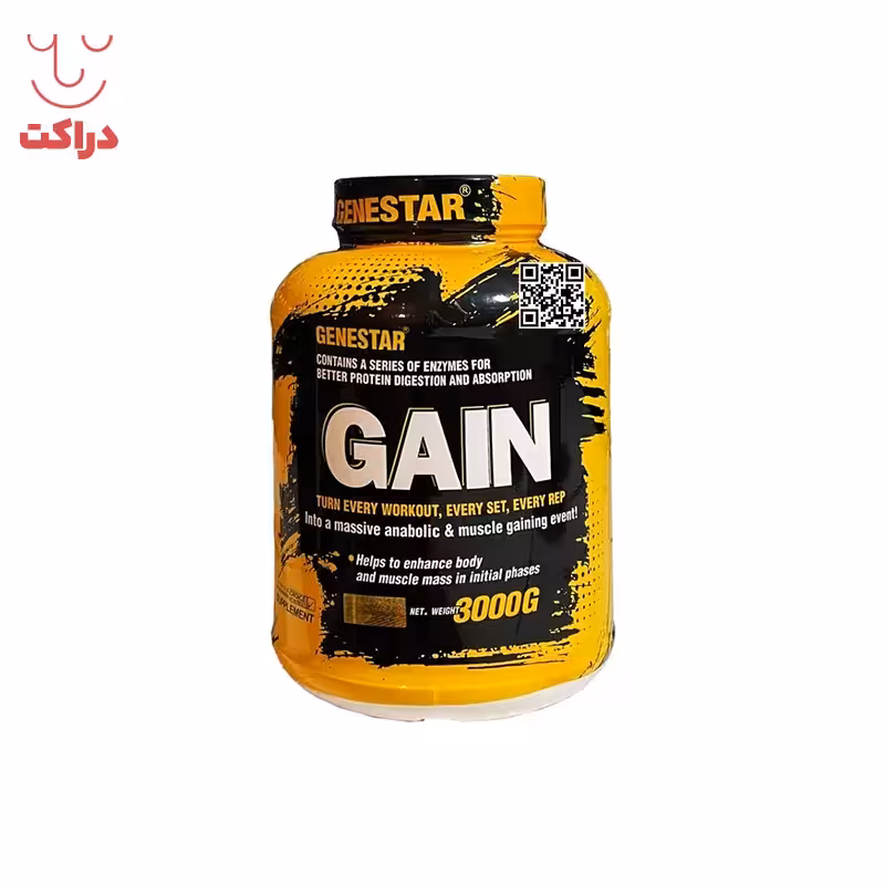 پودر گین افزایش وزن ژن استار 3000 گرم