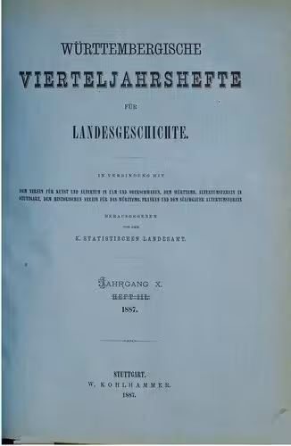 خرید و دانلود نسخه کامل کتاب Württembergische Vierteljahreshefte für Landeskunde