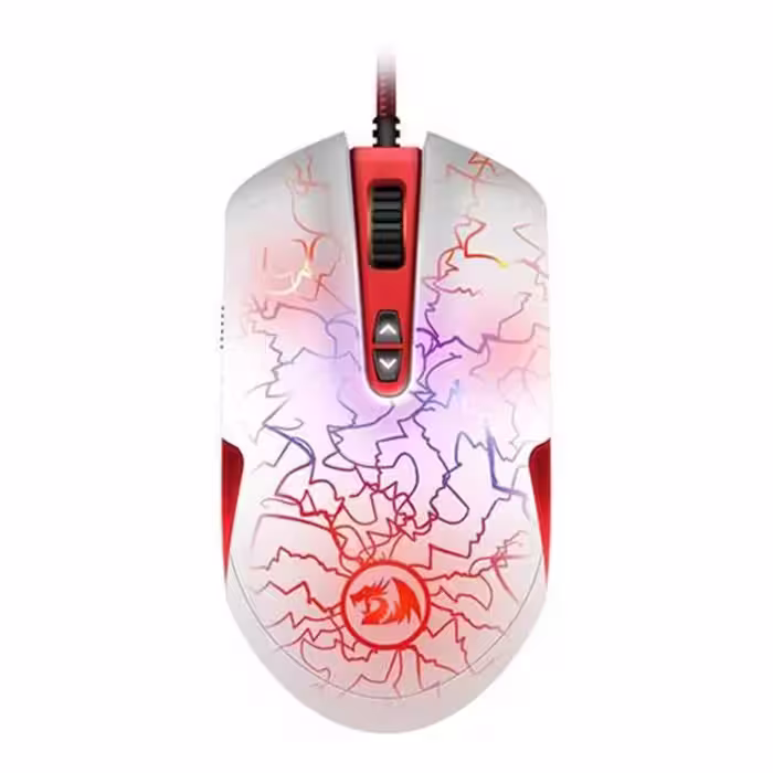ماوس گیمینگ ردراگون سفید Lavawolf M701
