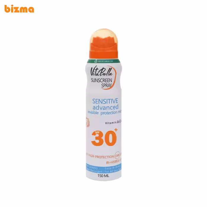 اسپری ضد آفتاب SPF 30 ویتابلا حجم 150 میلی لیتر
