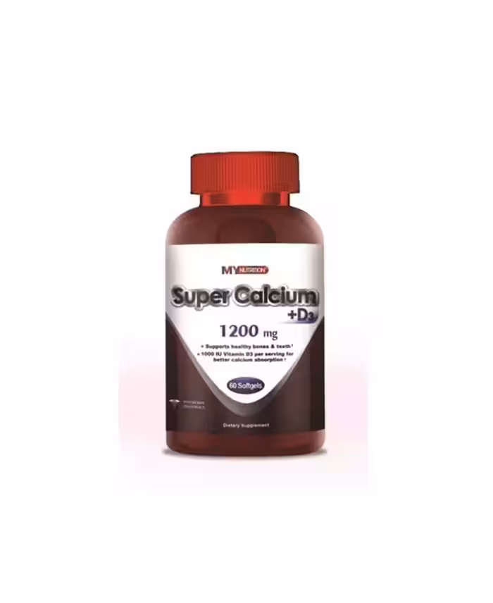 سوپر کلسیم پلاس ویتامین D3 مای نیوتریشن 60 عددی
