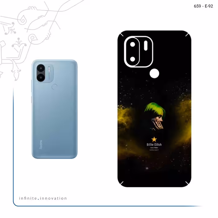 برچسب پوششی ماهوت مدل Billie Eilish مناسب برای گوشی موبایل شیائومی Redmi A1 Plus