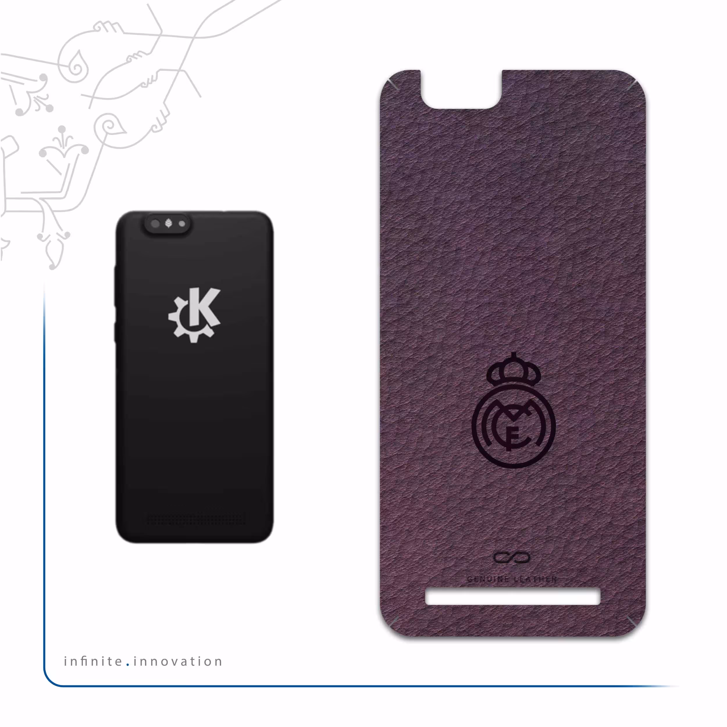 برچسب پوششی ماهوت مدل PL-REAL مناسب برای گوشی موبایل پاین فون Kde Community Edition