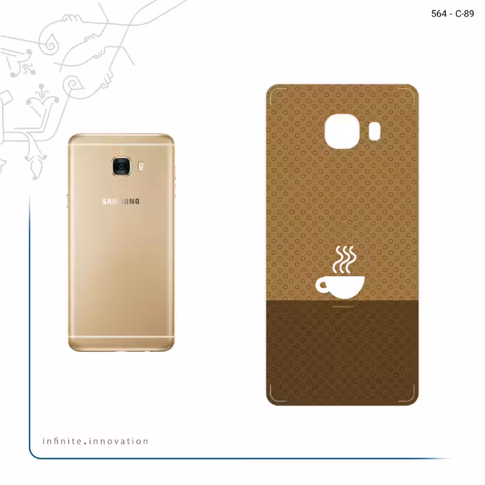 برچسب پوششی ماهوت مدل Minimal Cup of Coffee Icon مناسب برای گوشی موبایل سامسونگ Galaxy C5