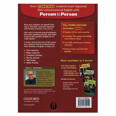 کتاب Person to Person 2 Third edition اثر جمعی از نویسندگان انتشارات الوندپویان