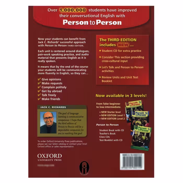 کتاب Person to Person 2 Third edition اثر جمعی از نویسندگان انتشارات الوندپویان