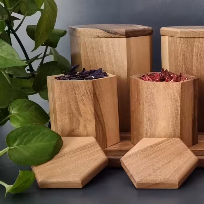 ست جا ادویه 7 پارچه مدل اطلس