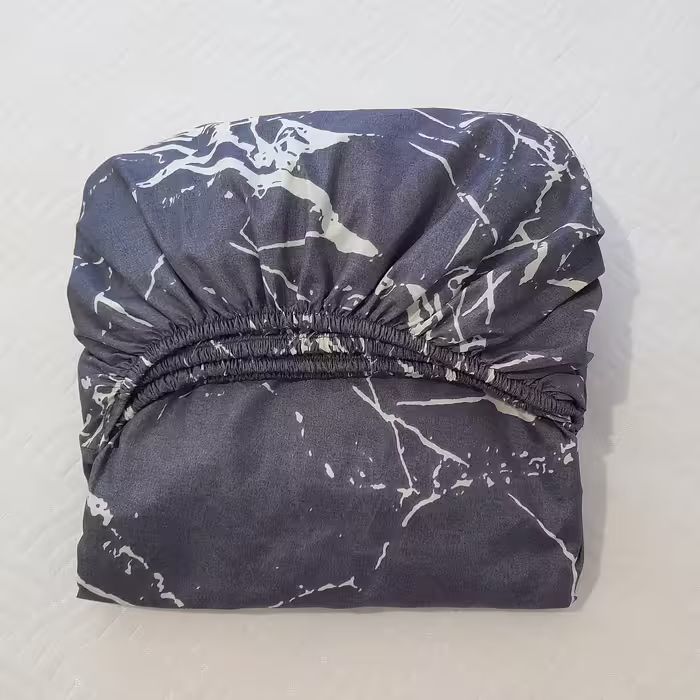 سرویس ملحفه طرح مرمر کد ni05014 دو نفره سه تکه